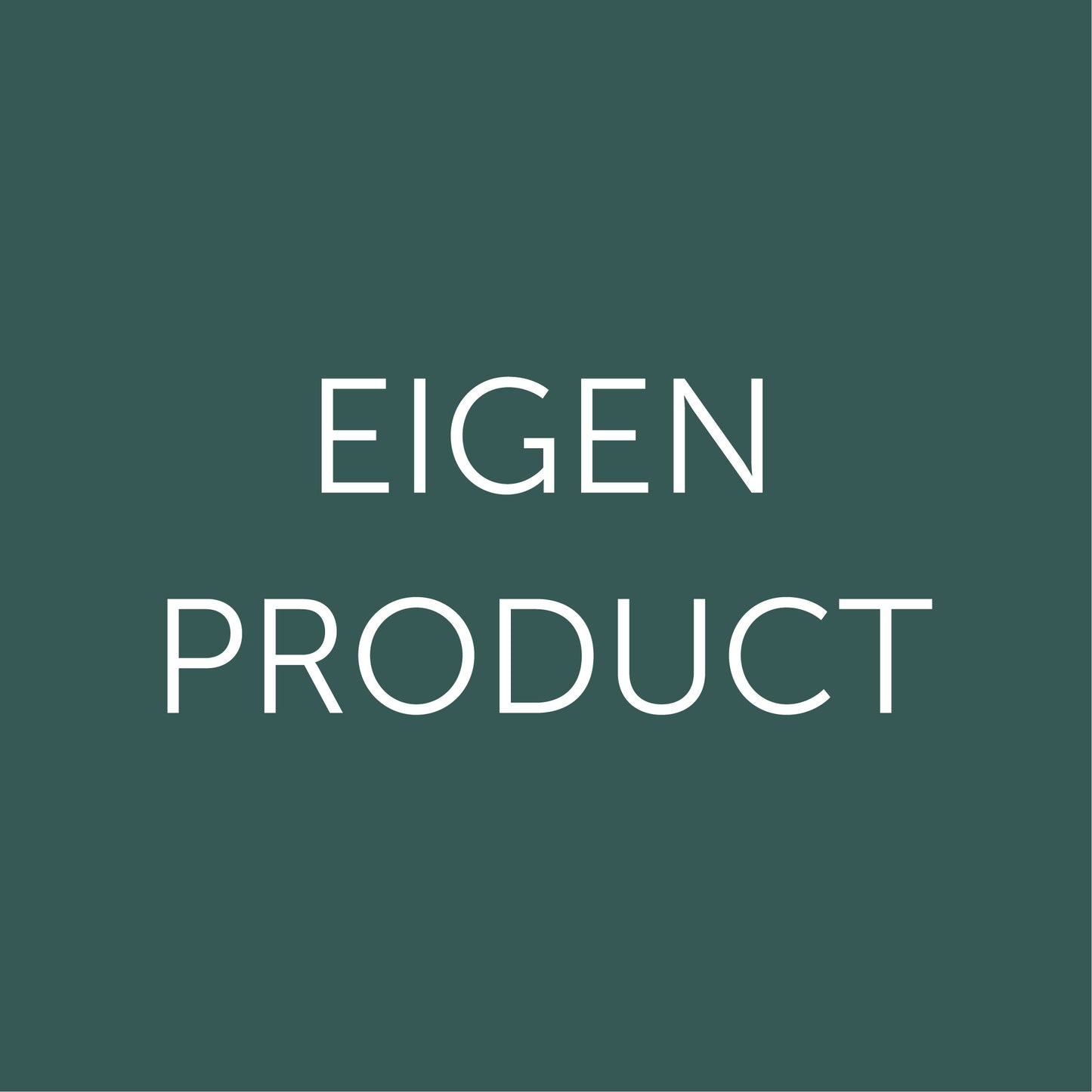 Eigen Product Graveren
