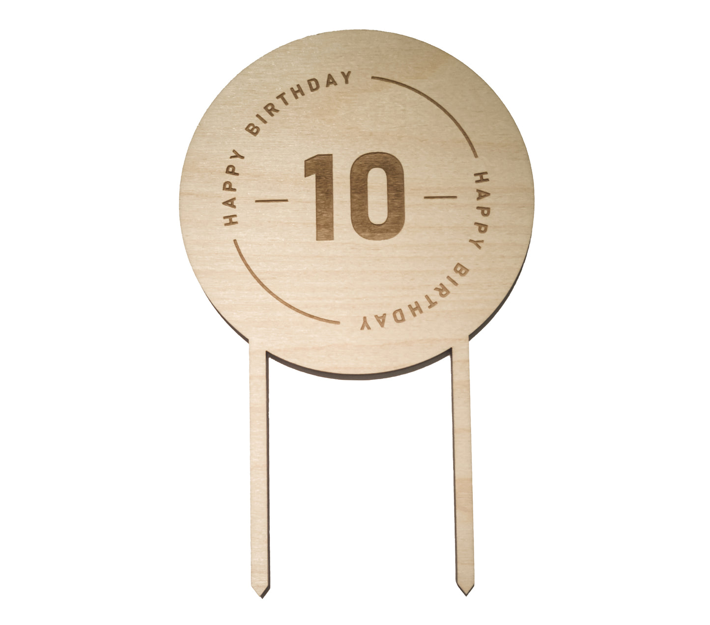 Taarttopper happy birthday 10