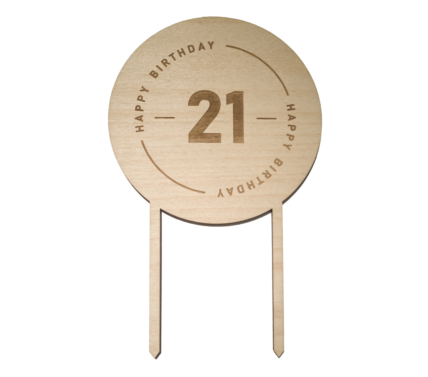 Taarttopper happy birthday 21
