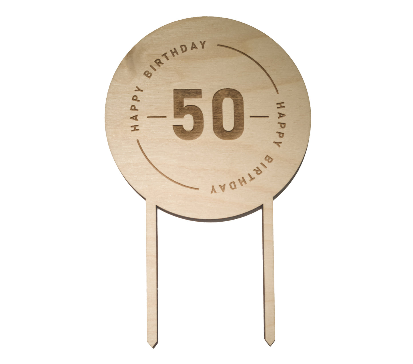 Taarttopper happy birthday 50