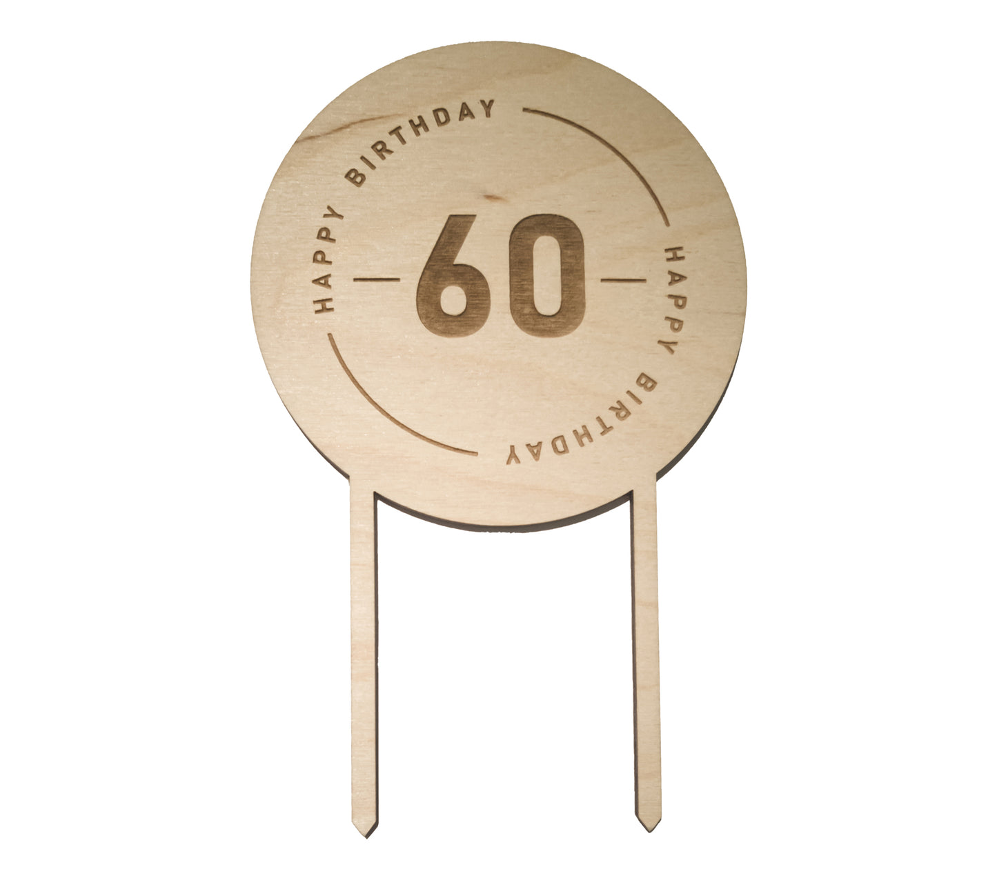 Taarttopper happy birthday 60
