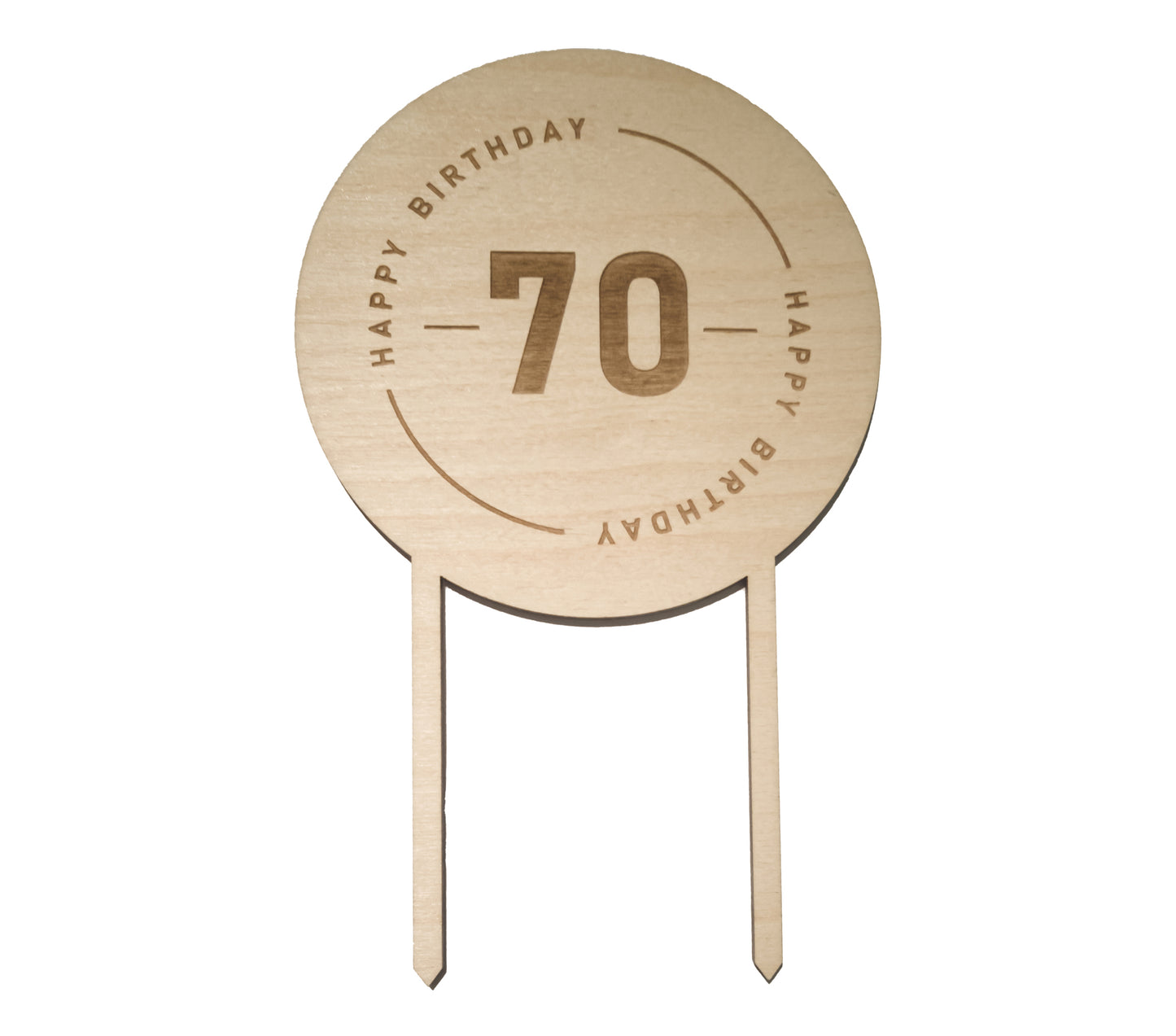 Taarttopper happy birthday 70