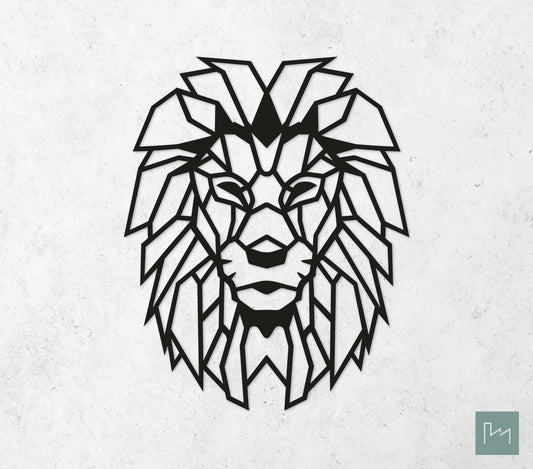 Houten Geometrische Leeuw