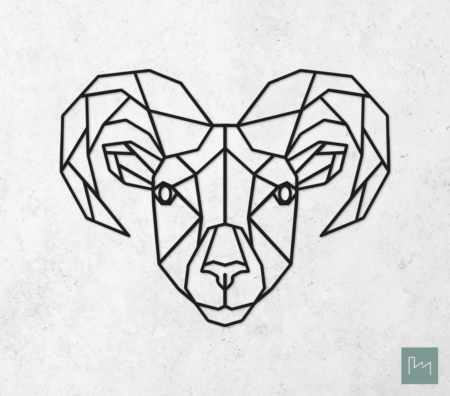 Houten Geometrische Ram #2