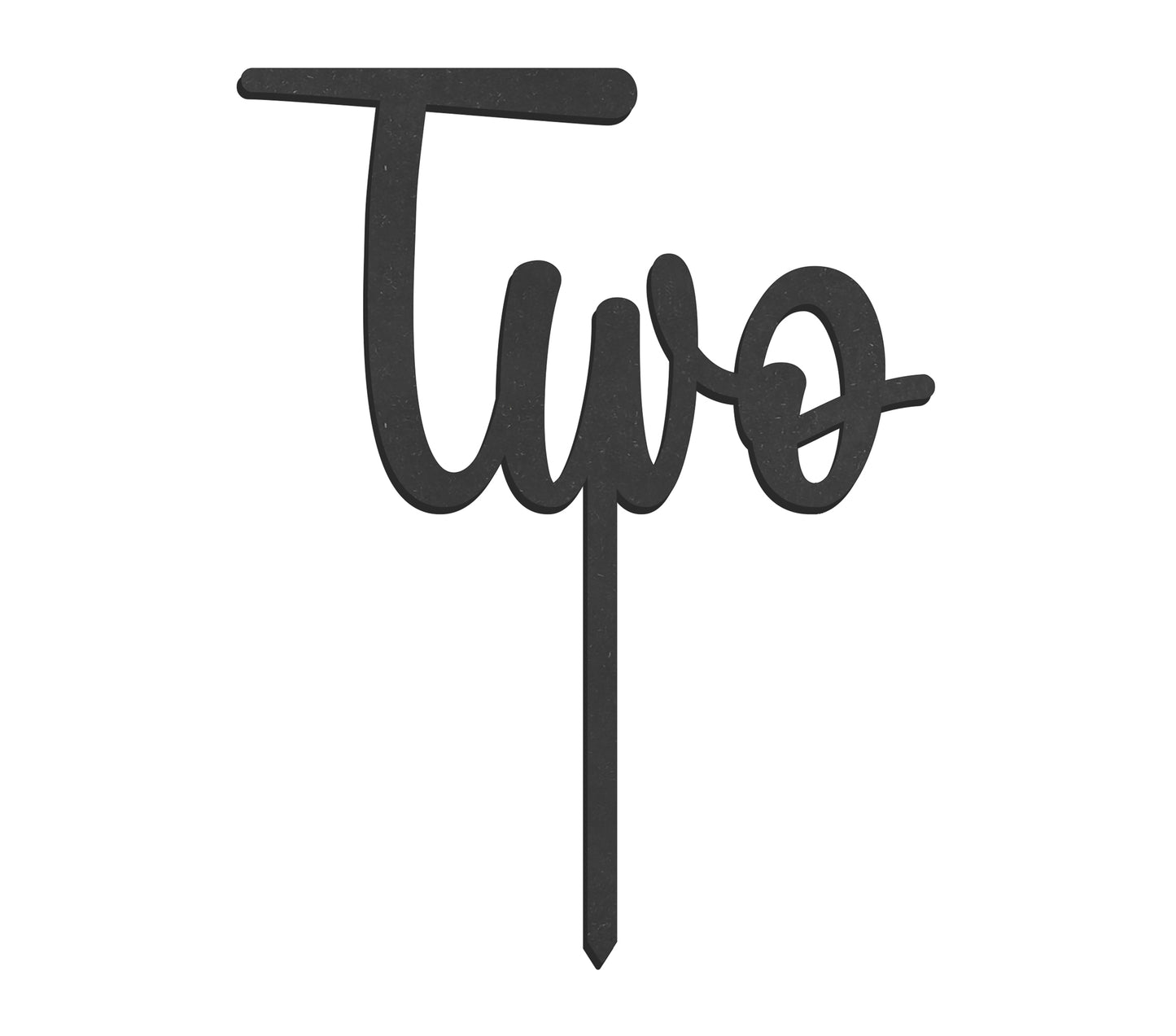 Taarttopper Two - zwart