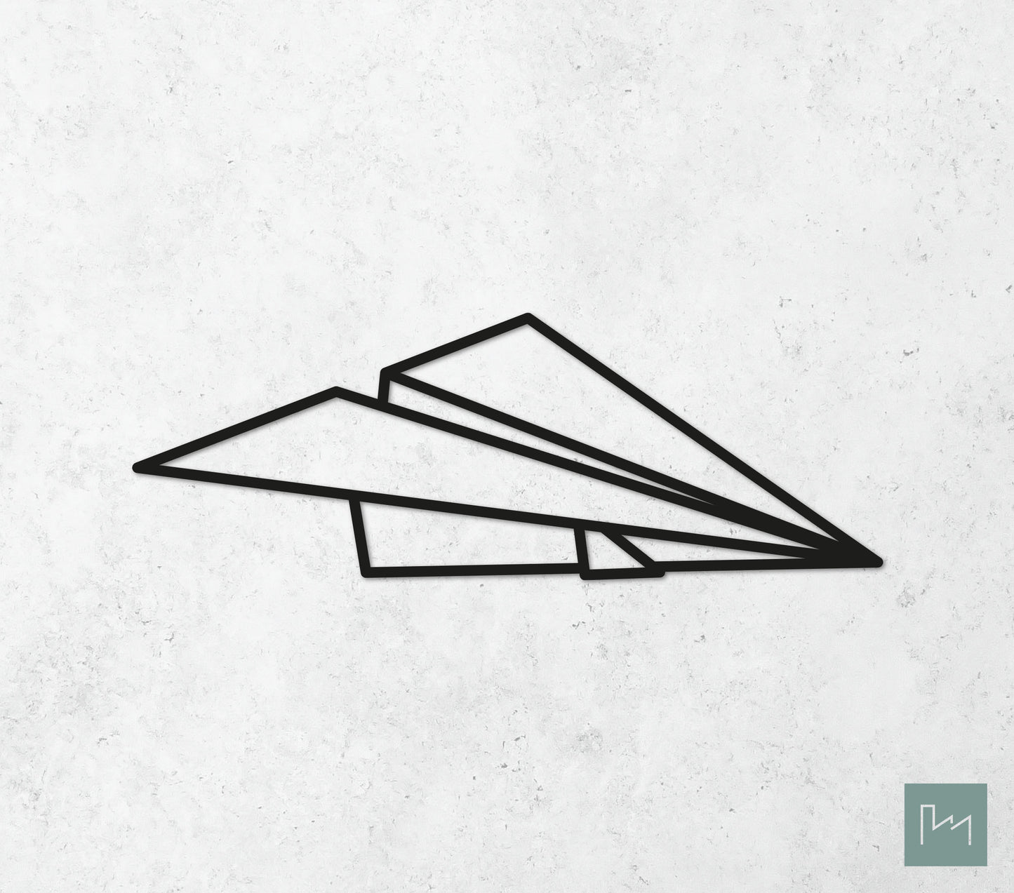 Houten Geometrische Vliegtuig #3