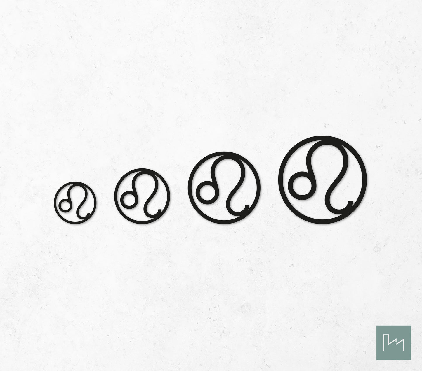 Houten Sterrenbeeld Leeuw #1