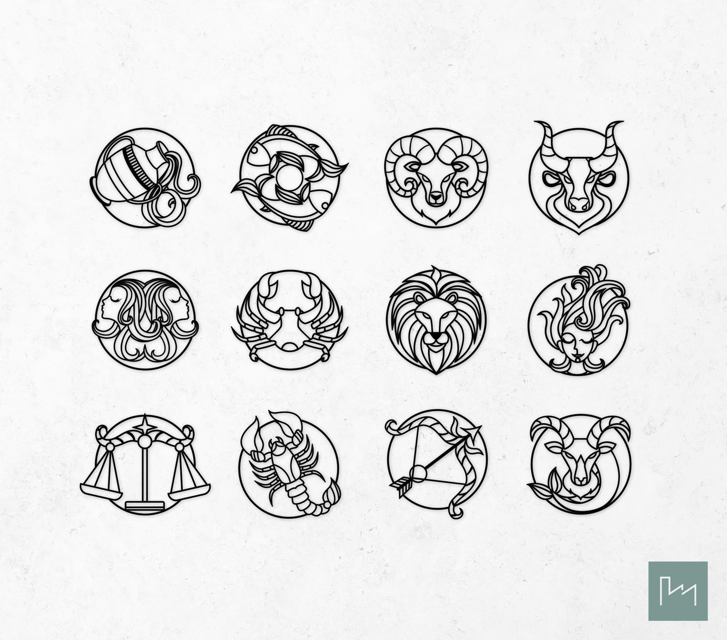 Houten Sterrenbeeld Tweeling #3