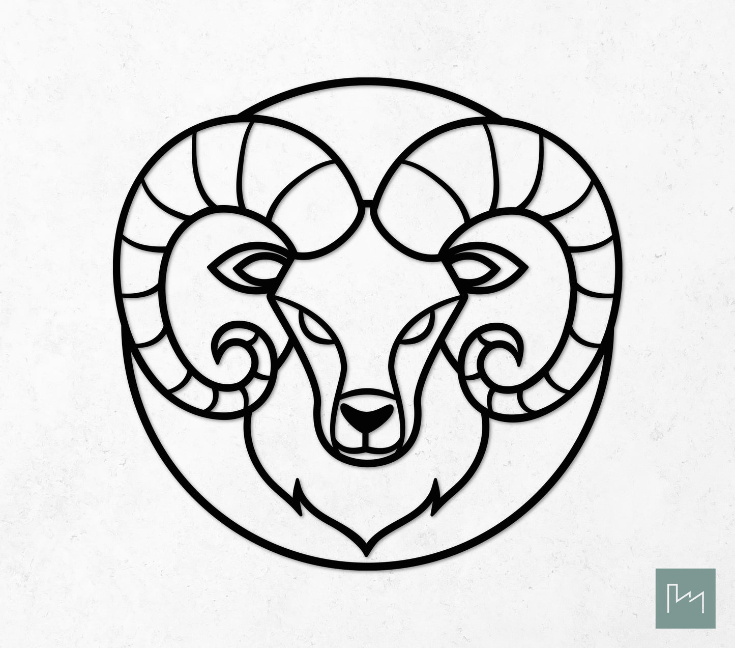 Houten Sterrenbeeld Ram #3