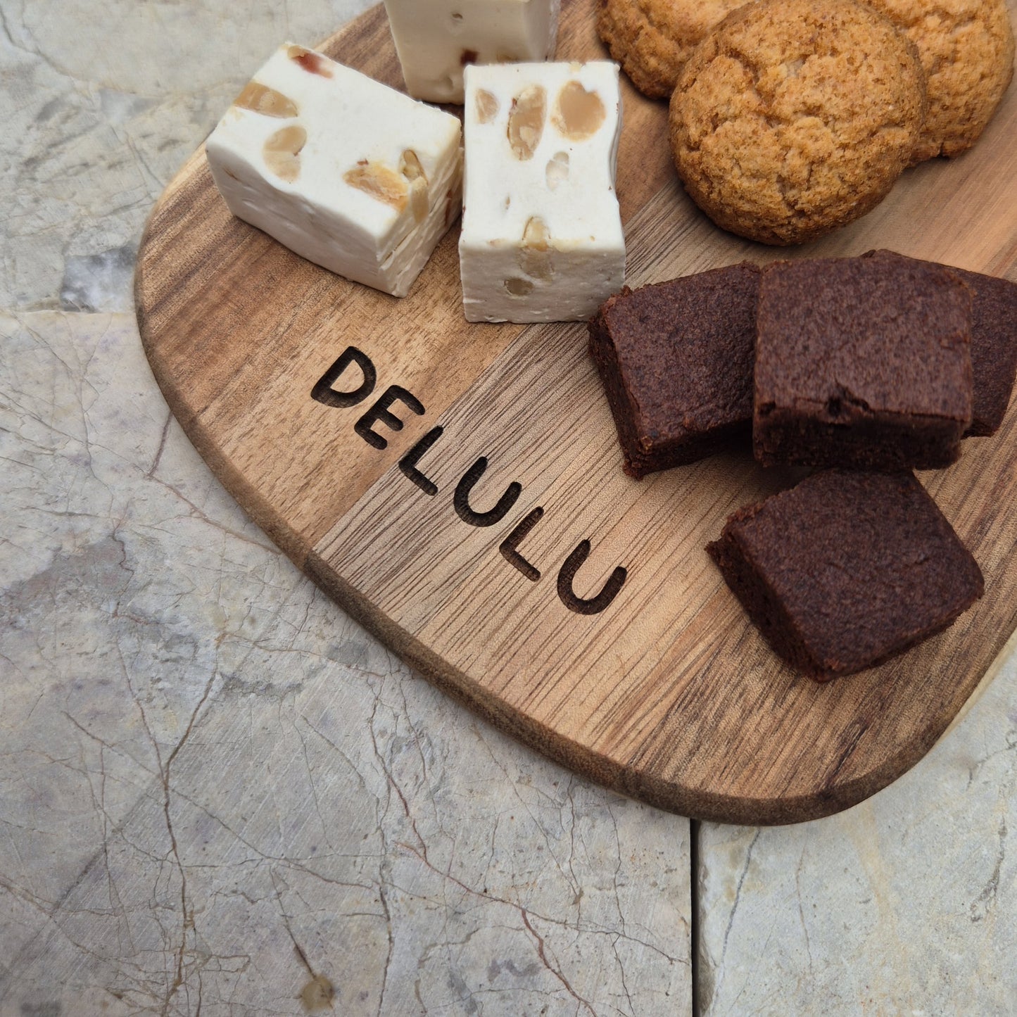 Acacia Koffieplankje "Delulu"