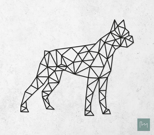 Houten Geometrische Hond #2