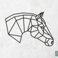 Houten Geometrische Paard #2