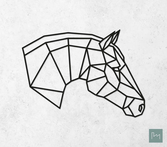 Houten Geometrische Paard #2