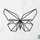 Houten Geometrische Vlinder #2