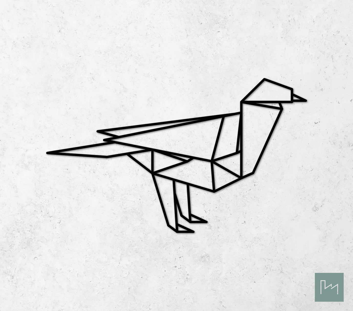 Houten Geometrische Vogel