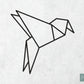 Houten Geometrische Vogel #6